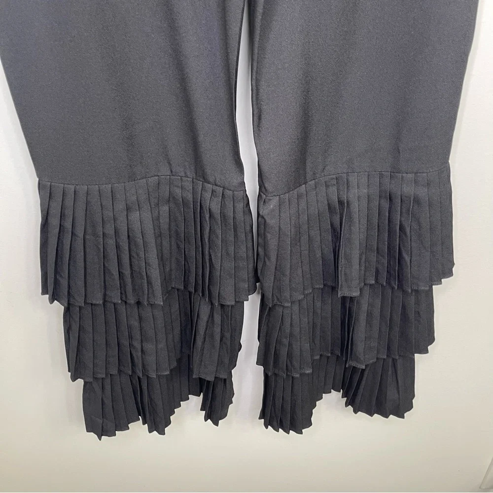Nasty Gal Ruffle Hem Pants Size 10